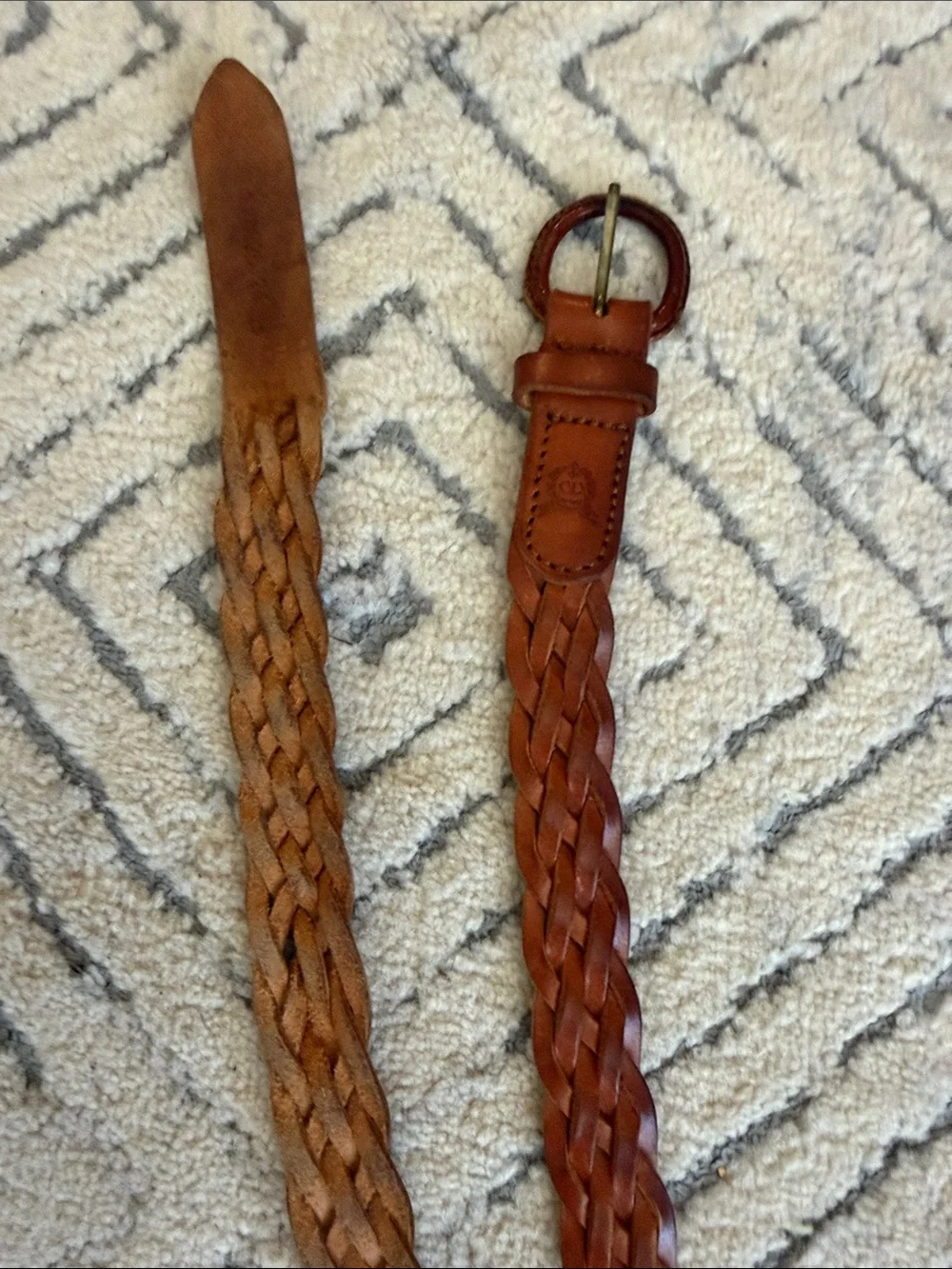Dior Braided Leather Men’s Belt